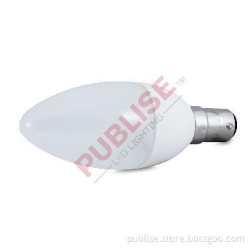 HOT!Frosted C37 bulb with 360 degree! dimmable led candle lights